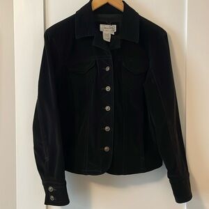 Gorgeous Live a Little Black Corduroy Blazer